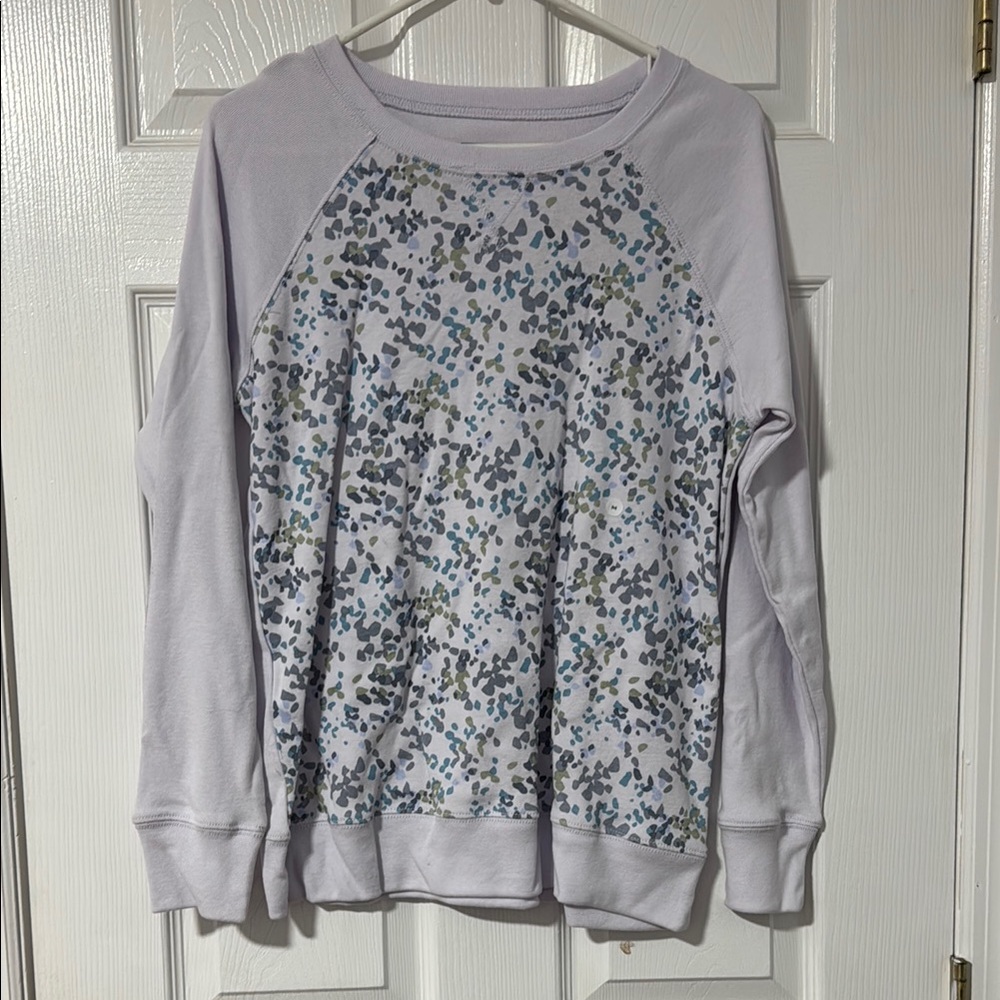 Eddie Bauer Multicolor Patterned Sweatshirt